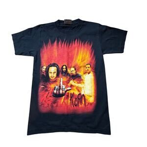 Korn Untouchables tee shirt the roxx medium middle finger